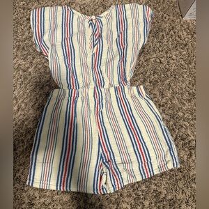 Cat & Jack Multicolor Striped Kids Romper